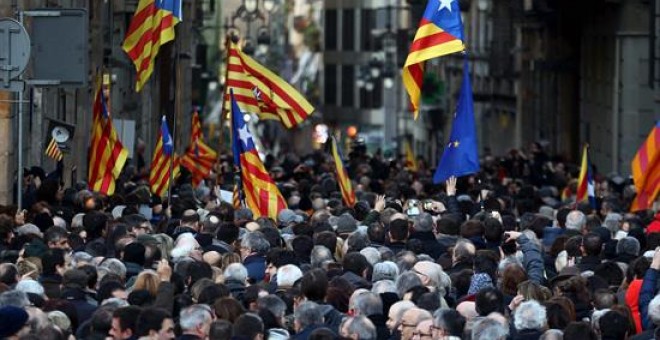 Artur Mas, Joana Ortega i Irene Rigau camí del TSJC