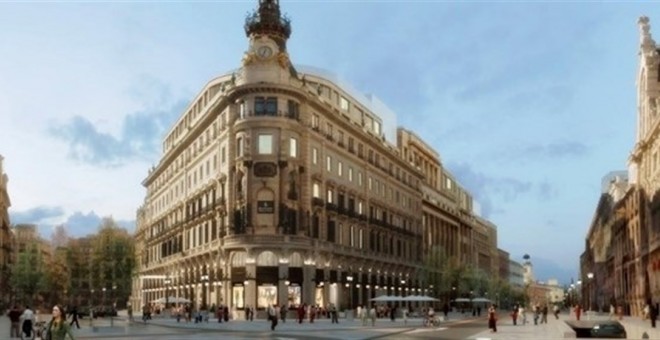 Imagen del Proyecto Canalejas, en el centro de Madrid. E.P.
