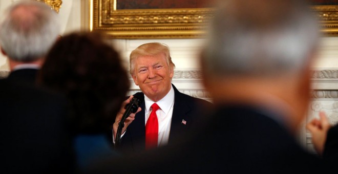 Trump, durante la reunión del National Governors Association en Washington. REUTERS/Kevin Lamarque