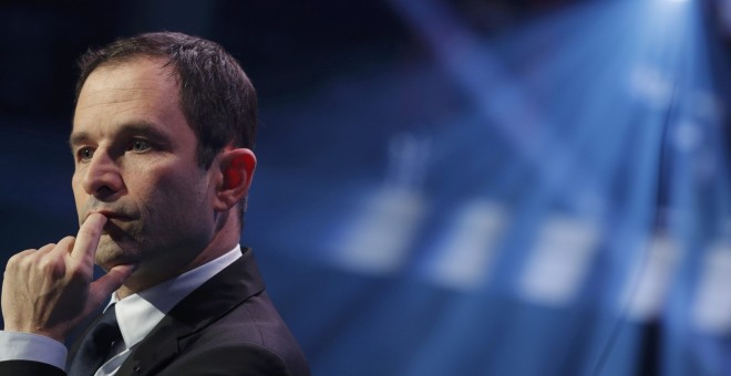 El candidato de la izquierda francesa Benoit Hamon. REUTERS/Philippe Wojazer