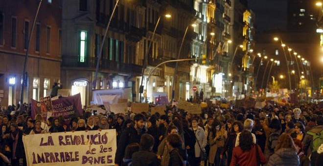 Manifestació del 8 de març a Barcelona