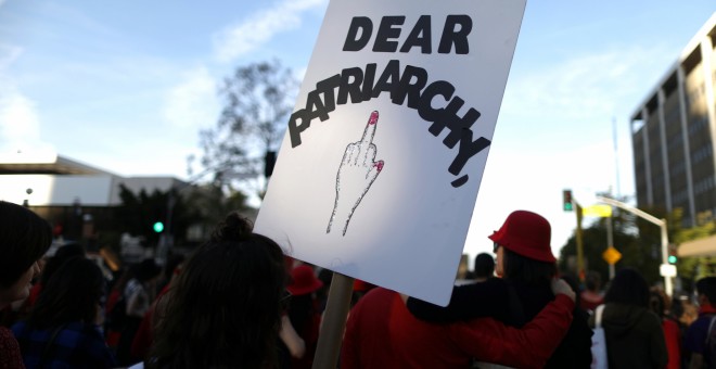 'Un día sin mujeres' es la protesta anti-Trump en el Día Internacional de la Mujer en Los Ángeles, California. REUTERS/Lucy NicholsonTEMPLATE OUT