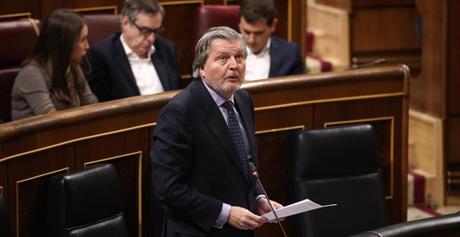 Íñigo Méndez de Vigo, ministro de Educación, en el Congreso de los Diputados. EP