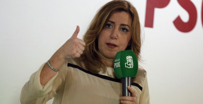 La presidenta de Andalucía, Susana Díaz, en un acto del PSOE andaluz. EFE