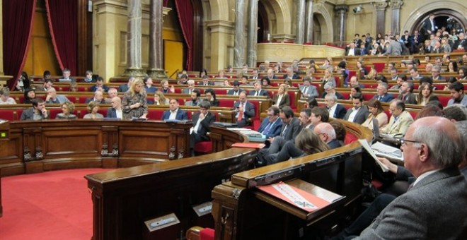 Imatge d'un ple del Parlament. EUROPA PRESS