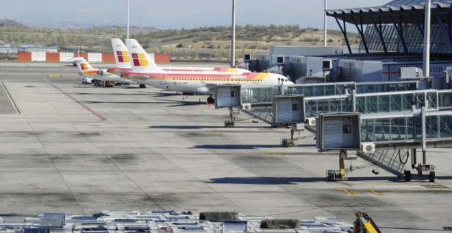 Imagen del aeropuerto Madrid-Barajas Adolfo Suárez. - AFP