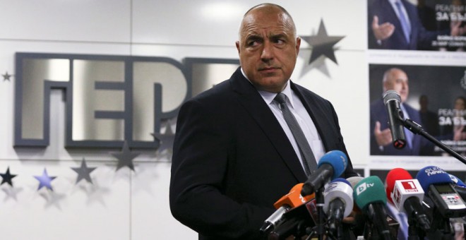 Boiko Borisov, este domingo en Sofía. REUTERS/Stoyan Nenov