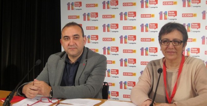 Javier Pacheco, el nou màxim dirigent de CCOO de Catalunya. EUROPA PRESS