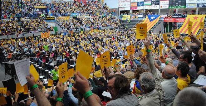 Una imatge d'una assemblea anterior de l'ANC. ANC