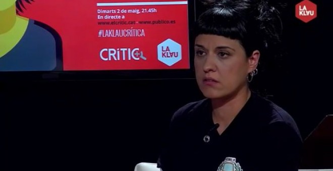 Anna Gabriel, a 'La Klau Crítica'.