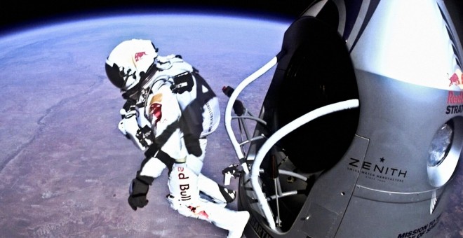 L'austríac Felix Baumgartner, autor del salt més seguit de la història / RED BULL