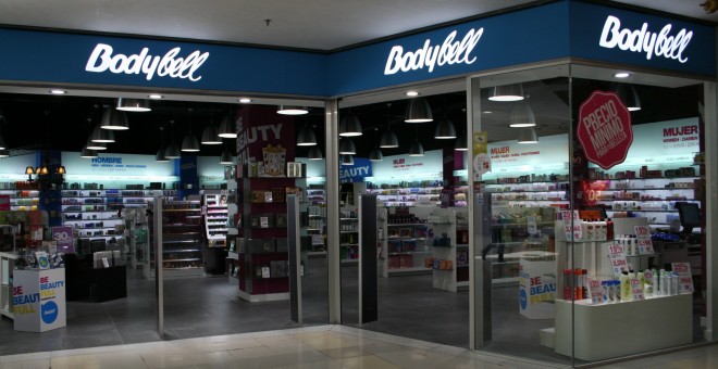 Una tienda de Bodybell, en un centro comercial en Las Palmas. E.P.