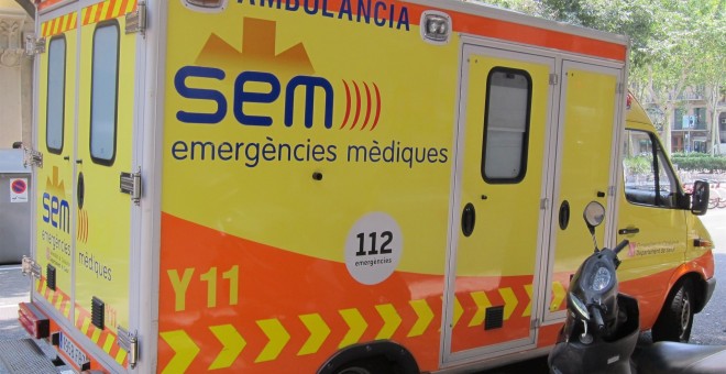 Ambulancia del  d'Emergències Mèdiques (SEM). E.P.