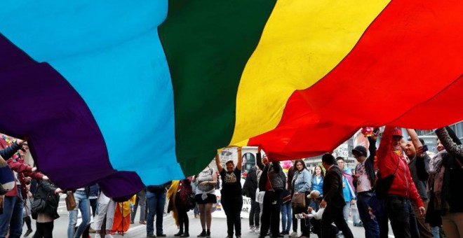 Imagen de archivo de una manifestación por los derechos LGTBI en Bruselas / REUTERS
