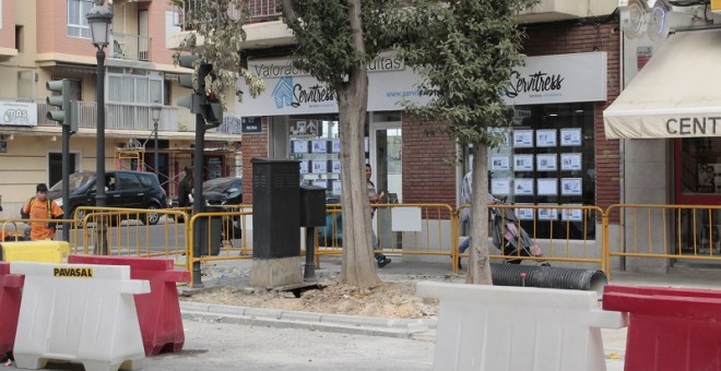 Immobiliàries al barri del Cabanyal. PACO BELTRÁN