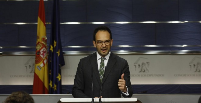 Antonio Hernando, portavoz del PSOE en el Congreso. EUROPA PRESS