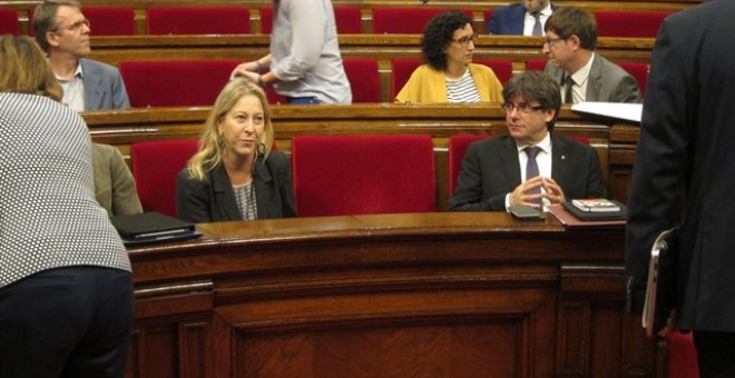 Carles Puigdemont anunciará el viernes por la mañana cuál será la fecha del referéndum y qué preguntará. EUROPA PRESS
