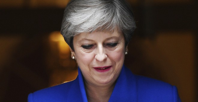 La primera ministra británica, Theresa May. EFE/Andy Rain