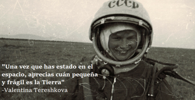 Valentina Tereshkova, primera mujer en llegar al espacio