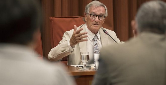 Xavier Trias a la comissió d'investigació del Parlament