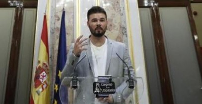 Gabriel Rufián demana que la comissió d'investigació sobre Fernández Díaz visioni el documental sobre les 'Clavegueres de l'Estat'