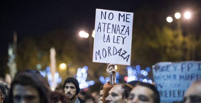 La convocatoria 'Rodea el Congreso' fue una de las mayores inspiradoras de la actual 'ley Mordaza'. Foto: EFE/ Luca Piergiovanni.