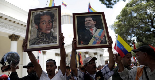 Chavistas marchan para apoyar instalación de la Asamblea Constituyente / REUTERS