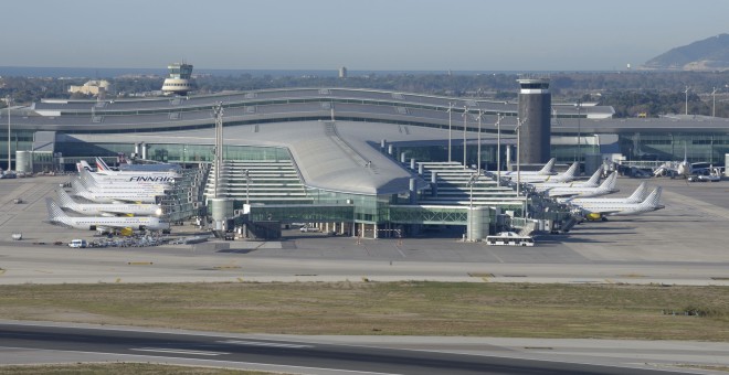 Exterior de la Terminal T1 del Aeropuerto de Barcelona-El Prat.