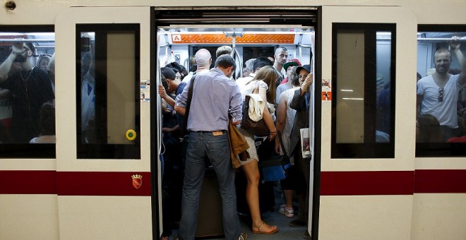 Metro de Roma./REUTERS