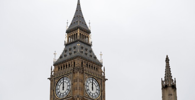 El reloj 'Big Ben', en la Elizabeth Tower del edificio del Parlamento británico. REUTERS/Peter Nicholls