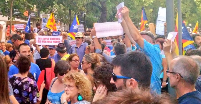 Miles de pacifistas se adelantan a la gran marcha contra el terrorismo./Twitter