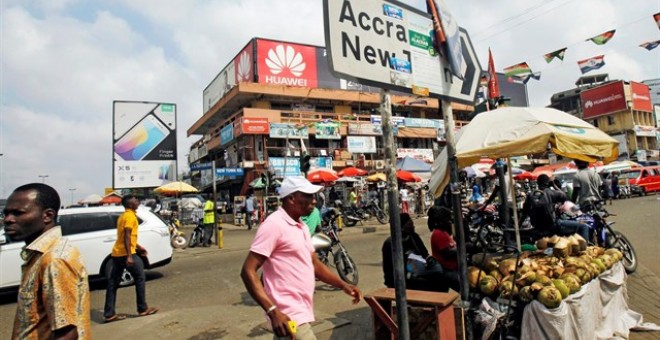 Tienda ambulante en Ghana./EUROPA PRESS