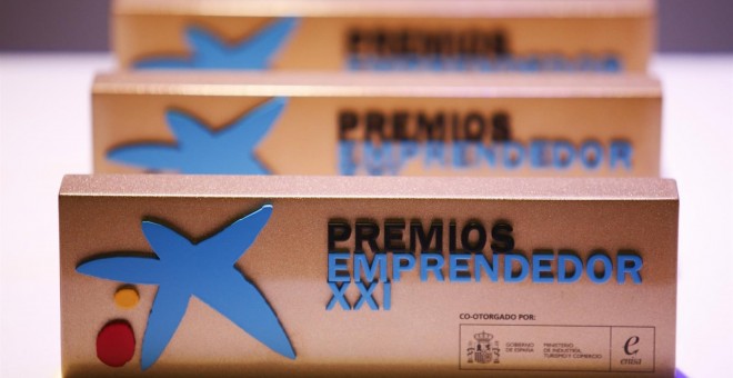 Trofeos de los Premios Emprendedor XXI