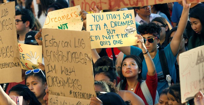Manifestación a favor del DACA en San Diego, California /REUTERS (John Gastaldo)