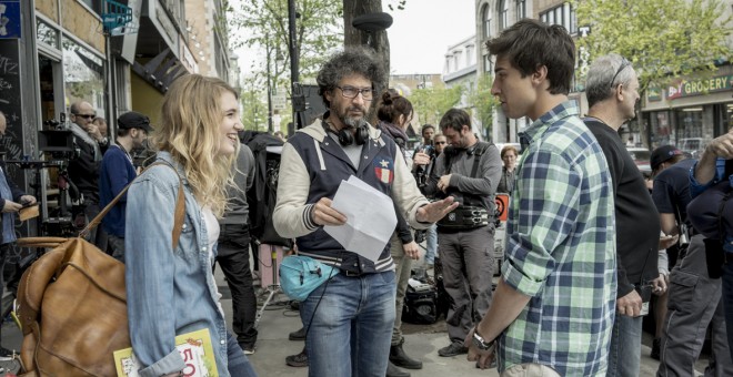 Radu Mihăileanu durante el rodaje de la película 'La historia del amor' (2017).