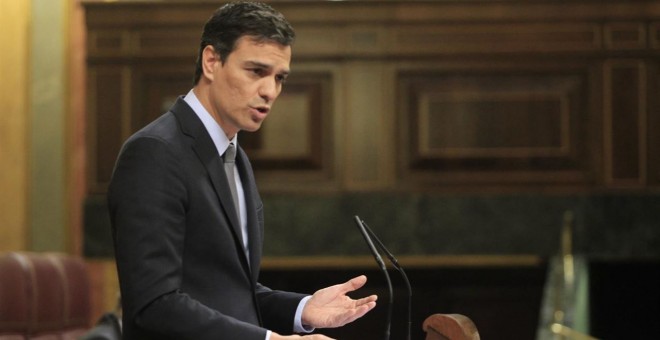 Pedro Sánchez en el Congreso de los Diputados / EUROPA PRESS