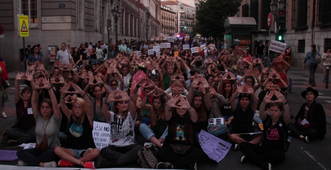 Manifestación por el aborto libre