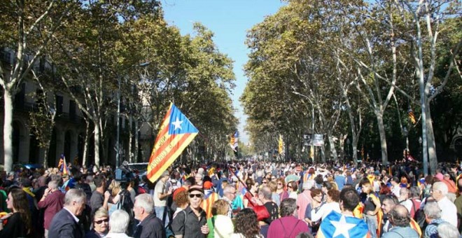 Concentración en Barcelona.