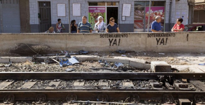 Imagen de las vías del tren. EFE