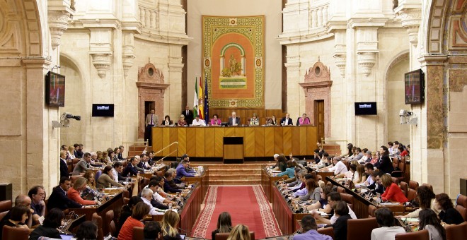 Imagen del Pleno andaluz. /Parlamento de Andalucía