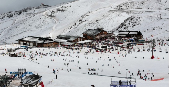 Vista de la estación de esquí de Sierra Nevada (Granada). E.P.