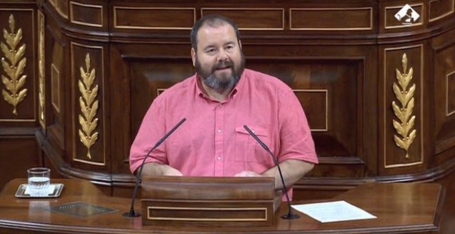 El diputado de En Comú Podem Joan Mena./ EN COMÚ PODEM