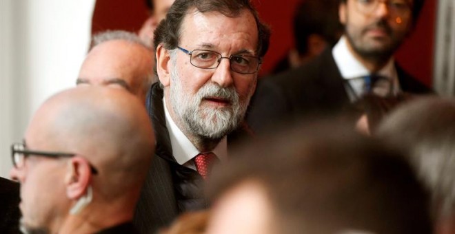 Rajoy, este viernes en una cumbre europea en Gotemburgo. EFE/ Szilard Koszticsak