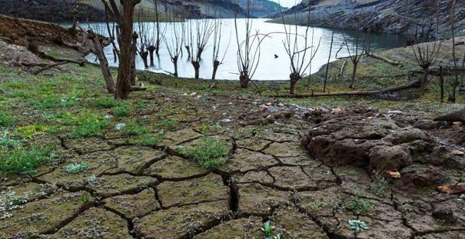 Vista del embalse de Vilasouto, situado en el ayuntamiento de Incio, en la provincia de Lugo. | EFE