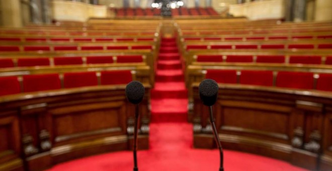 Imagen del Parlament catalán. Archivo EFE