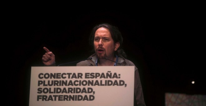 El secretario general de Podemos, Pablo Iglesias.- EFE