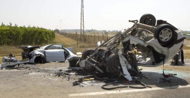 Accidente mortal en Los Palacios, Sevilla. / EFE