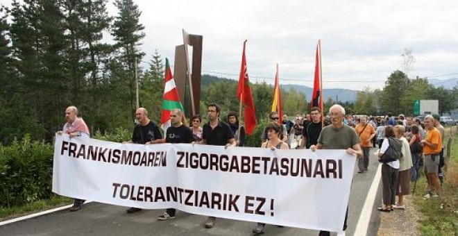 Marcha contra la impunidad del franquismo en Elgeta.- BOLTXE