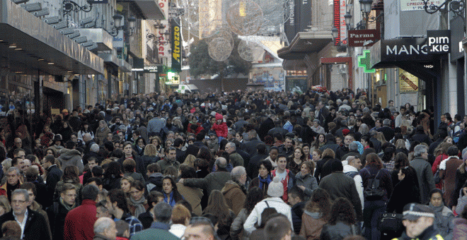 Calle Preciados (Madrid). /EFE