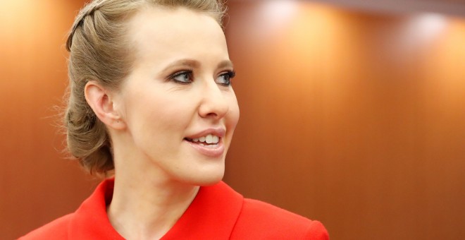 La candidata a las elecciones rusas, Ksenia Sobchak.REUTERS/Maxim Shemetov